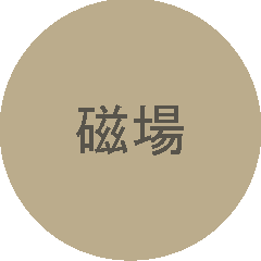 磁場のボタン